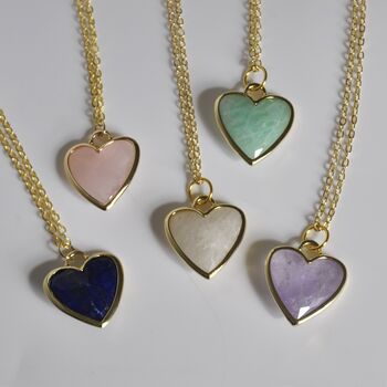 30th Birthday Crystal Heart Pendant Necklace Gift For Her, 3 of 7