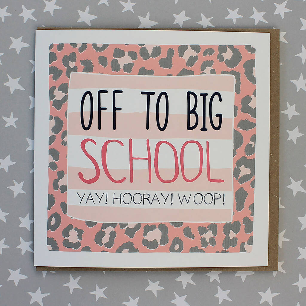 Starting School Card By Molly Mae®