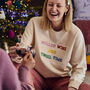 Mulled Wine And Tinsel Time Christmas Jumper Sweatshirt, thumbnail 1 of 6