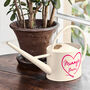 Personalised Heart Cream Watering Can, thumbnail 1 of 3
