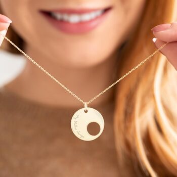 Mother And Daughter Disc Personalised Necklace, 3 of 12