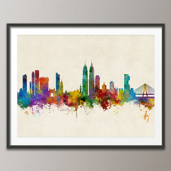Mumbai India Skyline Cityscape Art Print, 5 of 8