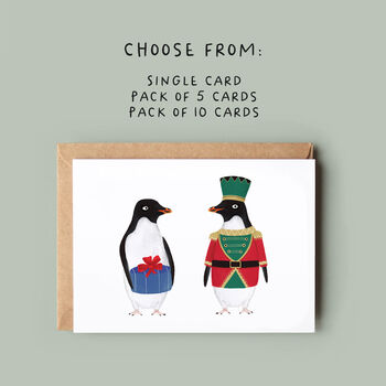 Little Drummer Boy Christmas Penguin Cards, 9 of 9