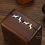 Sterling Silver Tiny Beagle Dog Stud Earrings, thumbnail 2 of 11