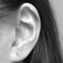 Sterling Silver Mini Full Moon Earrings, thumbnail 7 of 7