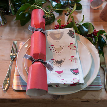 Roost Red Organic Napkins, 4 of 6