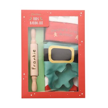 Personalised Christmas Baking Kit With Apron, 2 of 6