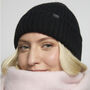 Silver Cloud Silver Ion Infused Satin Lined Beanie Black, thumbnail 2 of 4