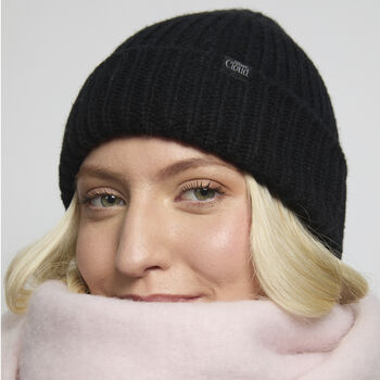 Silver Cloud Silver Ion Infused Satin Lined Beanie Black, 2 of 4