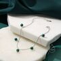 Natural Green Malachite Bracelet, thumbnail 1 of 11