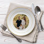 Personalised Golden Rim Photo Plate, thumbnail 1 of 3