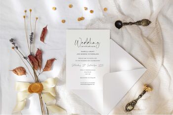 Wonderful Love Wedding Invitations 10 Pack, 2 of 3