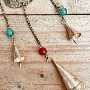 Hand Of Fatima Indian Bells Wind Chime, 7 of 10