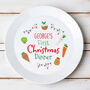 Personalised 'First Christmas Dinner' Plastic Plate, thumbnail 2 of 3