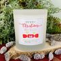 Personalised Christmas Cracking Teacher Candle Gift, thumbnail 1 of 10