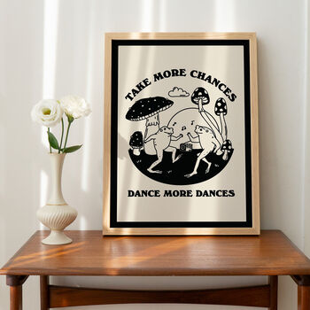 'Take More Chances' Dancing Frogs Quote Print, 12 of 12