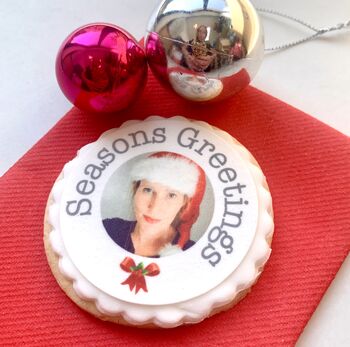 Personalised Edible Photo Christmas Biscuit Gift Box, 7 of 8