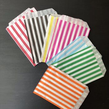 Stripy Paper Fan Decoration Kit, 5 of 8