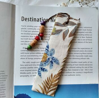 Floral Linen Bookmark, 5 of 11