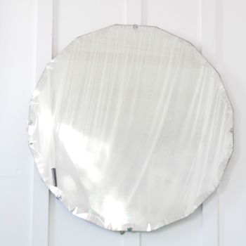 Bevel Edged Deco Vintage Mirror, 4 of 4