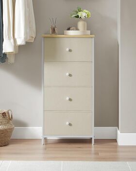 Chest Of Drawers Bedroom Fabric Drawers Storage Unit, 2 of 12