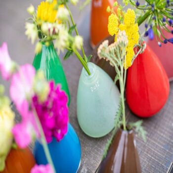 Tumbling Vase H12 D10 Cm Red, 3 of 5