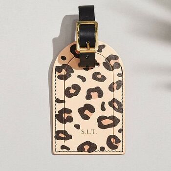 Personalised Leather Luggage Tag, 5 of 10