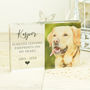 Personalised 6x4' Pet Memorial Photo Acrylic Block, thumbnail 1 of 2