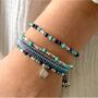 Yolia Blue Woven Bracelet, thumbnail 1 of 5