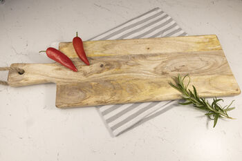 Personalised Mango Wood Serving Board For Birthdays, 4 of 4