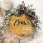 Personalised Family Christmas Wreath 'At The X House', thumbnail 7 of 10