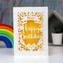 Personalised Papercut Happy Birthday Mum Card, thumbnail 5 of 6