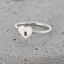 Personalised Mini Heart Ring, thumbnail 1 of 5