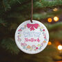 Personalised Christmas Mushroom Family Tree Decoration, thumbnail 1 of 3