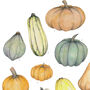 Pumpkin Watercolour Print, thumbnail 3 of 3
