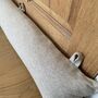 Personalised Draught Excluder With Filling And Hooks, thumbnail 5 of 6