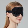 Mulberry Silk Sleep Mask Gift Box Star And Moon Luxury, thumbnail 6 of 6