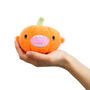 Pumpkin Mini Halloween Soft Toy, thumbnail 1 of 4