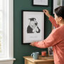 Graduate Line Drawing Portrait Print, thumbnail 4 of 5