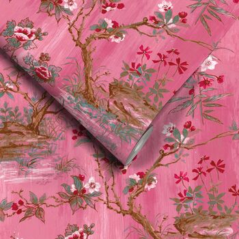 Rivington Pink Wallpaper, 2 of 4