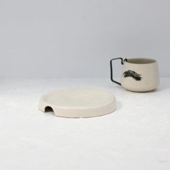 Hic Ceramics Handmade Tea Saucer And Cup Set, 3 of 3