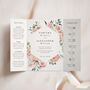 Blush Peony Gatefold Wedding Invitations, thumbnail 1 of 5