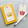 Crown Gift Tag Set, thumbnail 1 of 2