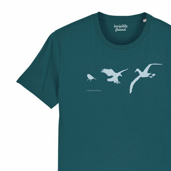 Birdie, Eagle And Albatross Golf Organic T Shirt, 5 of 7