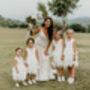 Aria ~ Party Or Flower Girl Dress In Blush, thumbnail 2 of 10