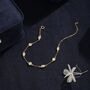Oval And Round Cz Floating Bracelet, thumbnail 7 of 11