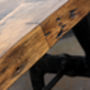 Jeremie 150 Year Old Reclaimed Roof Rafters Table, thumbnail 7 of 8