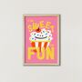 Cake Affirmation Art Print, thumbnail 2 of 9