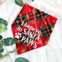 Santa Paws Dog Bandana, thumbnail 4 of 6