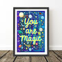 You Are Magic Space Print, thumbnail 8 of 9
